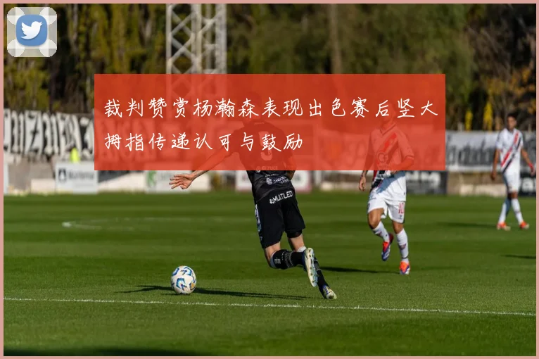 裁判赞赏杨瀚森表现出色赛后竖大拇指传递认可与鼓励